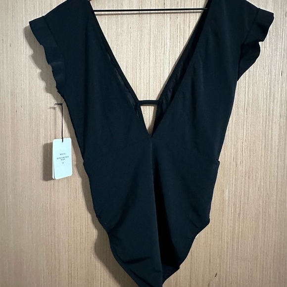 Free People Beth Richards Sophia One Piece Swimsuit, Size Medium (v) - Picture 5 of 13